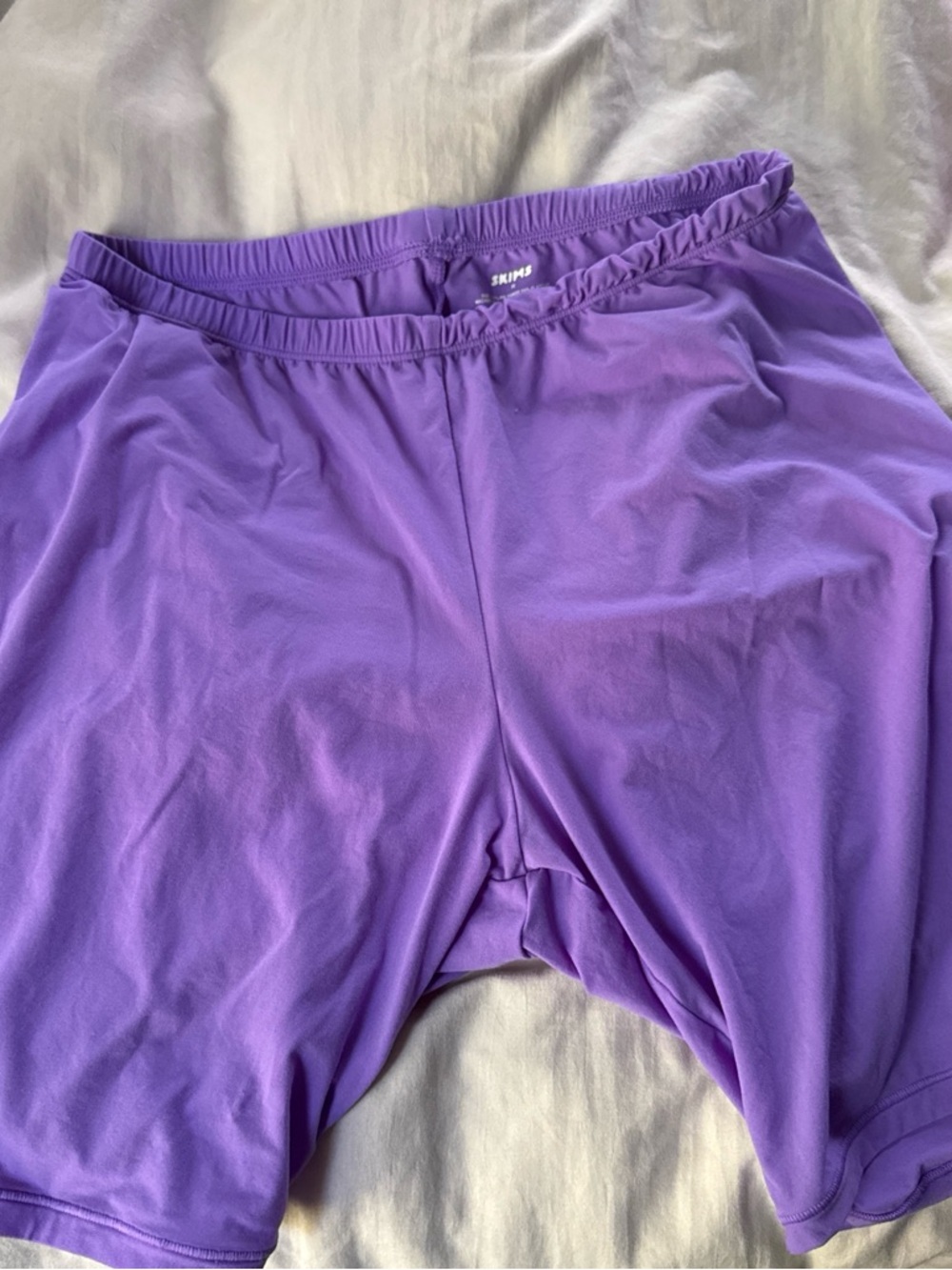 SKIMS Violet Stretch Bike Shorts